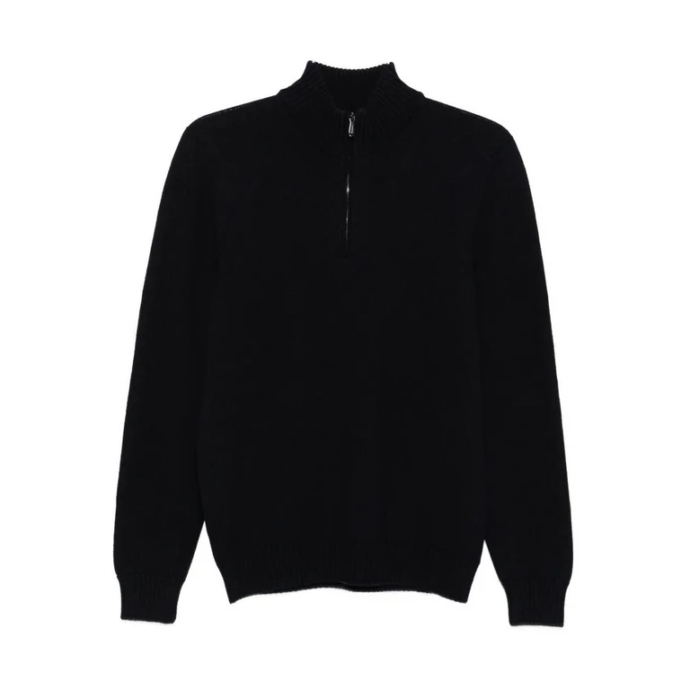Pull Col Rond - Bleu Foncé (D7M203L785)