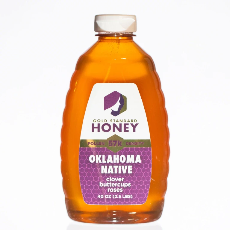 Pure Unfiltered Oklahoma Native Wildflower Honey (40 oz.)