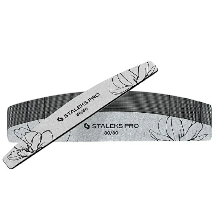 Mineral Nail File Expert 40 80/80 (Half-Moon Mineral Nail File) 25 Pieces