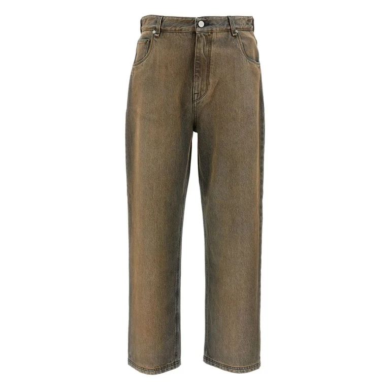 `Marble Overdye` Denim Pants