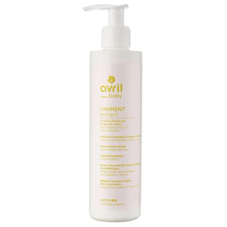 Baby liniment with organic olive oil and lime water 240ml