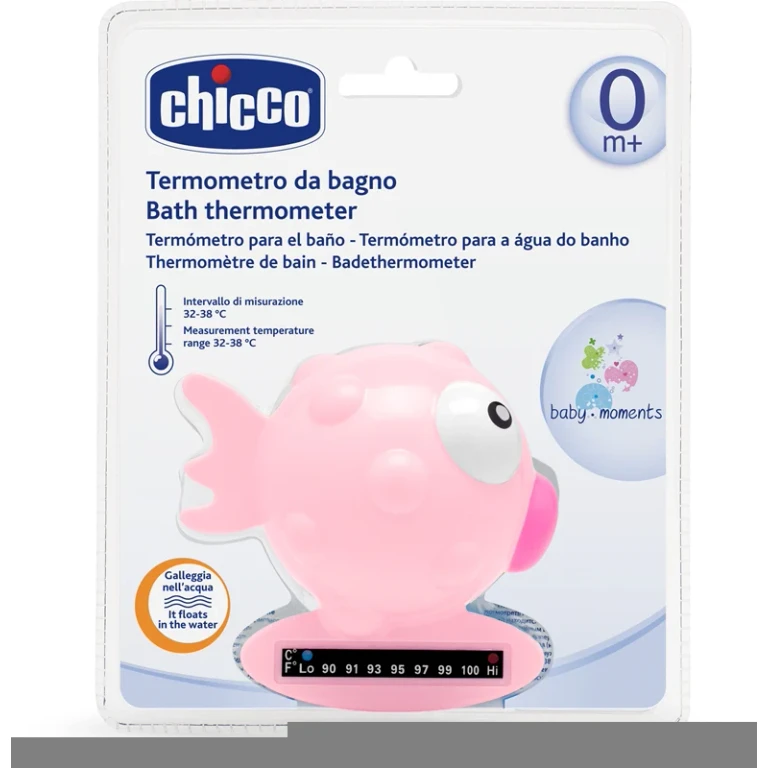 Baby Moments Bath Thermometer Pink 1 Pc
