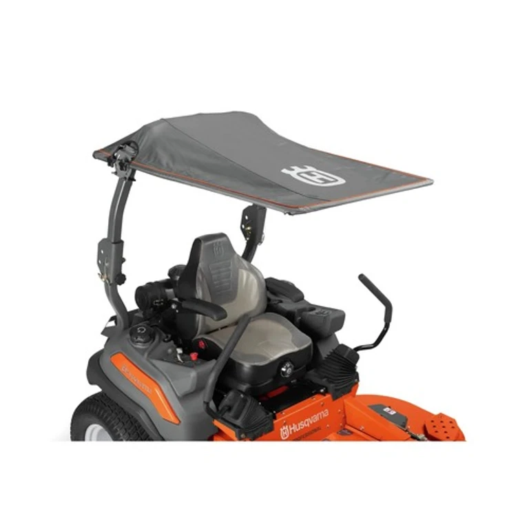 Zero Turn Mower Sun Shade for Mowers with ROPS Bars - Gray