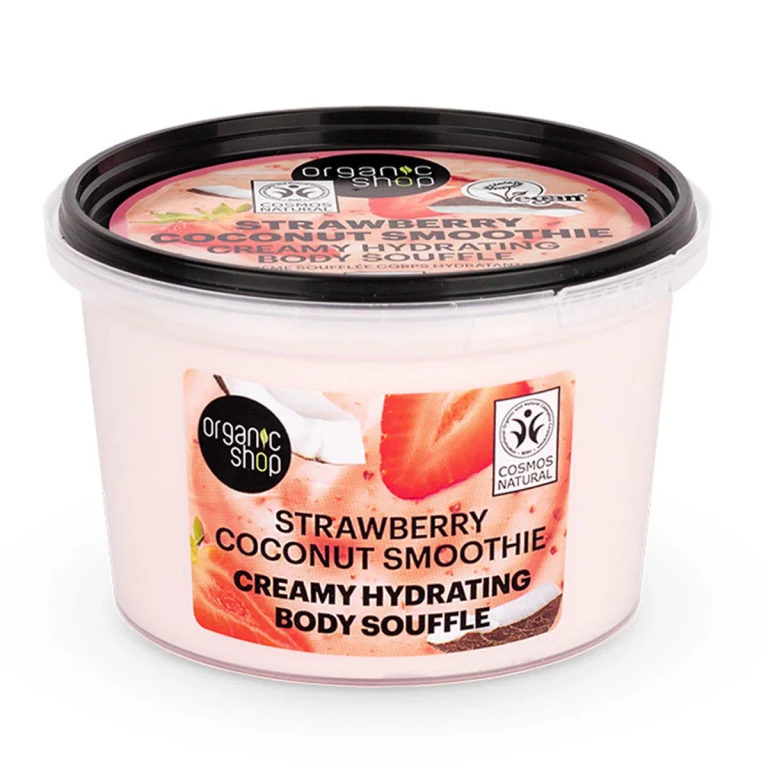 Strawberry Coconut Smoothie Creamy Moisturizing Body Soufflé 250ml