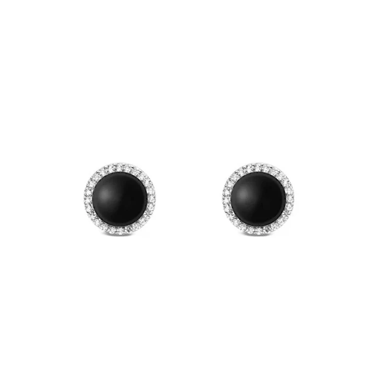 Elegant Agate and Crystal Stud Earrings Audrey DW00401420