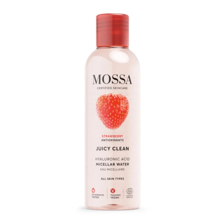 Juicy Mousse Água micelar Morango Ácido hialurônico