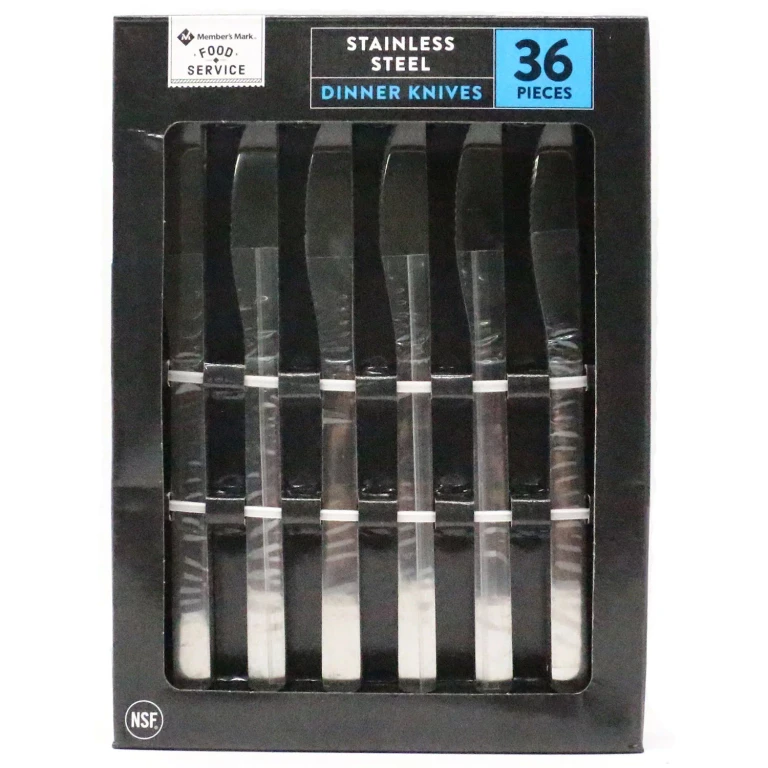 Stainless Steel Dinner Knife Set 36 ct.