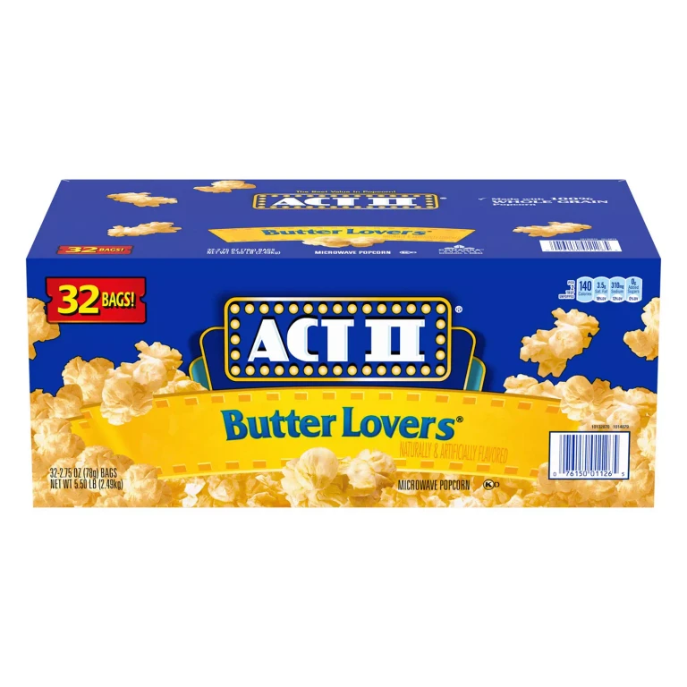 Butter Lovers Microwave Popcorn, 2.75 oz., 32 pk.