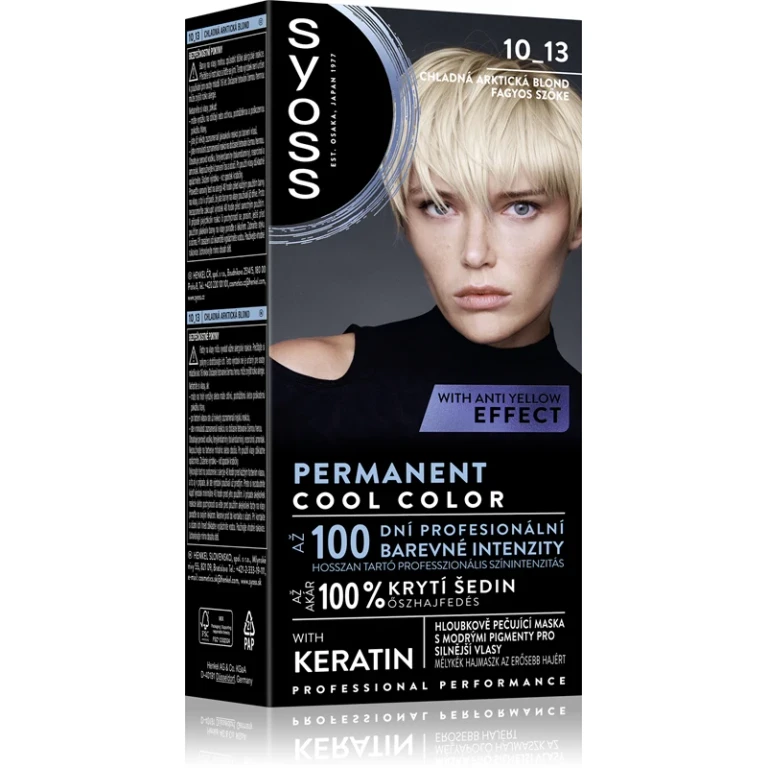 Cool Color permanent hair dye color 10_13 Arctic blonde