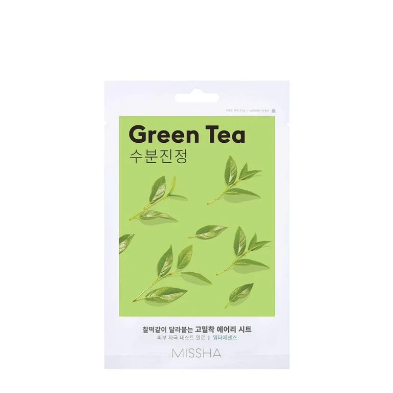 Airy Fit Tè Verde Maschera Tessuto — Maschera Tessuto