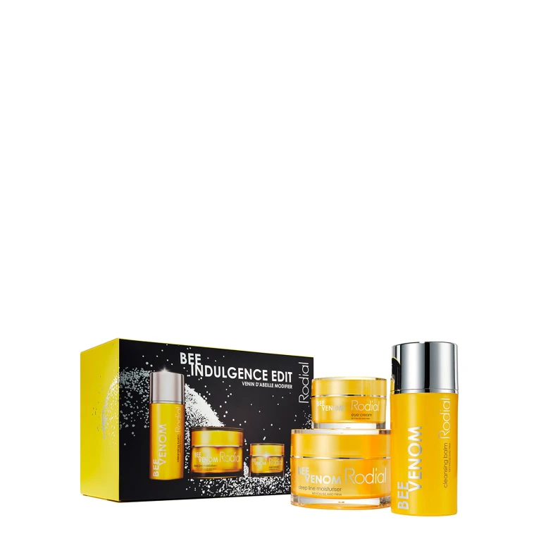 Bee Indulgent Edit Set Rodial: Moisturizing face cream with bee venom 50 ml + Illuminating eye cream with bee venom 25 ml + Cleansing balm removes imp