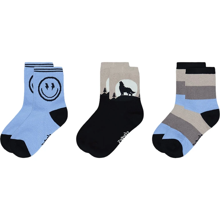 3-Pack Knit Socks - Little Boy