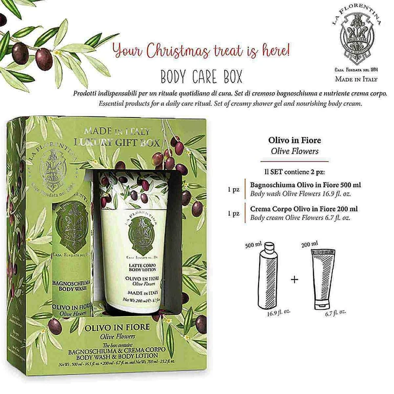 Gift Set Bathfoam 500 Ml + 200Ml Olive Blossom Body
