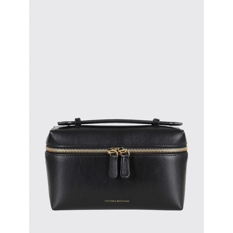 Vanity Leather Handbag (B126AAC007158ABLACK)