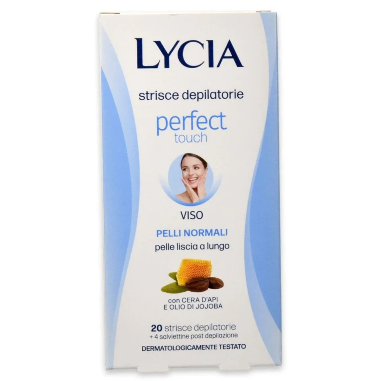 20 facial depilatory strips for normal skin