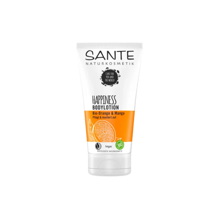 HAPPINESS Organic Orange & Mango Body Lotion, 150 ml