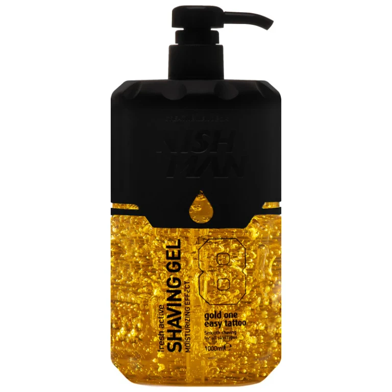 Shaving gel Nishman 8 Fresh Active Gold One Easy Tattoo 1000 ml