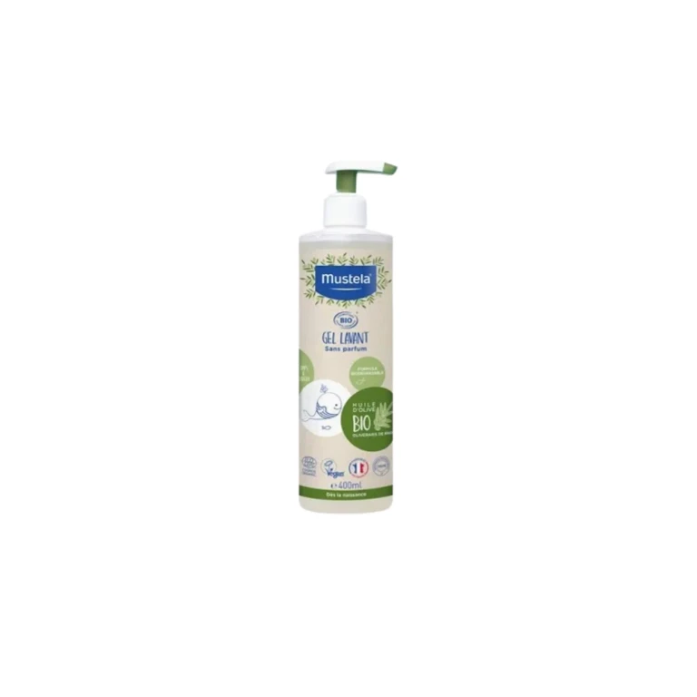 Organic Olive Oil Shower Gel for Hair and Body All Skin Types 400 ml
