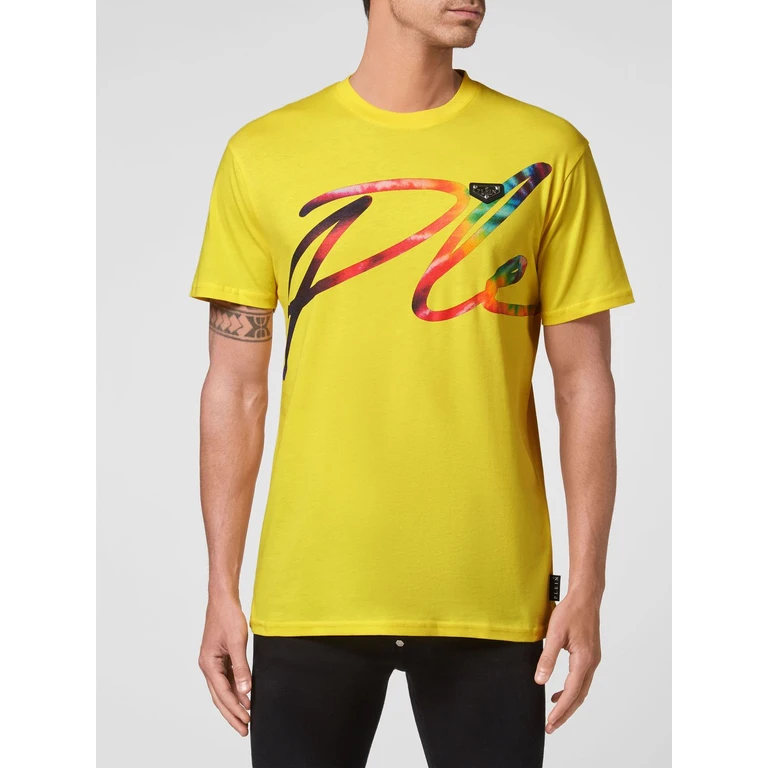T-Shirt Men color Yellow (UABCUTK0070PJY002N09)