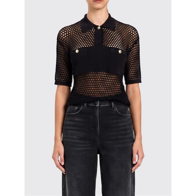 Mesh Viscose Polo Shirt (261AP303300006)