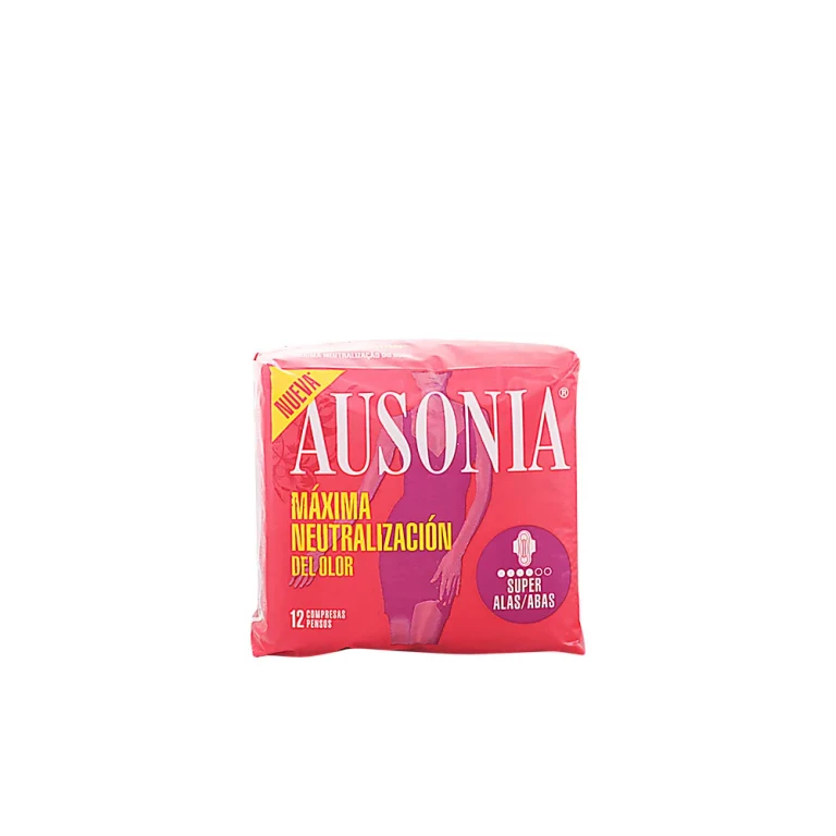 Super Plus sanitary pads Ausonia with wings 12 units