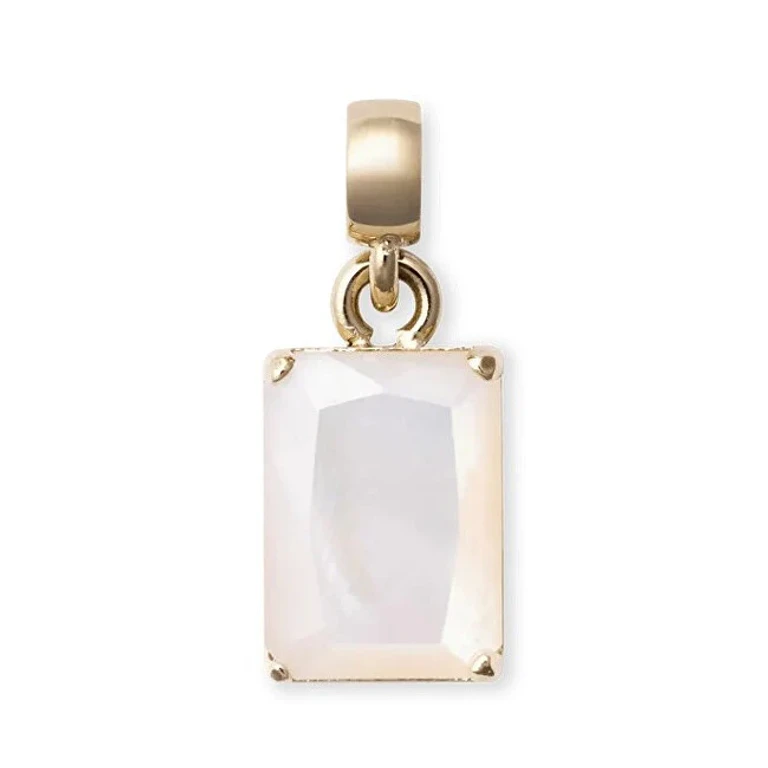 Beautiful Gold-Plated Pendant With Mother of Pearl Dw00401467