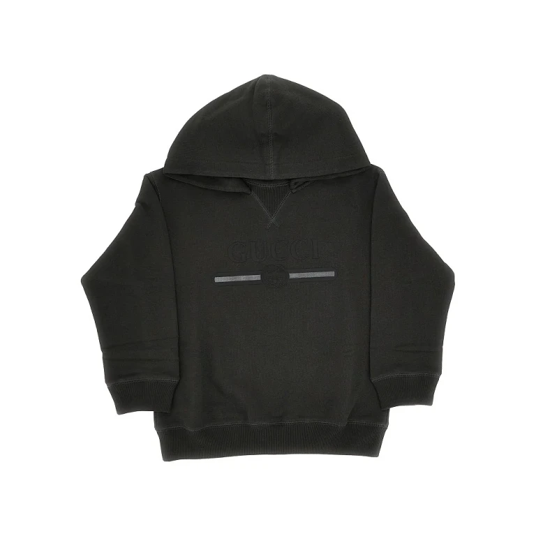 Sweat à capuche en coton Gucci avec imprimé