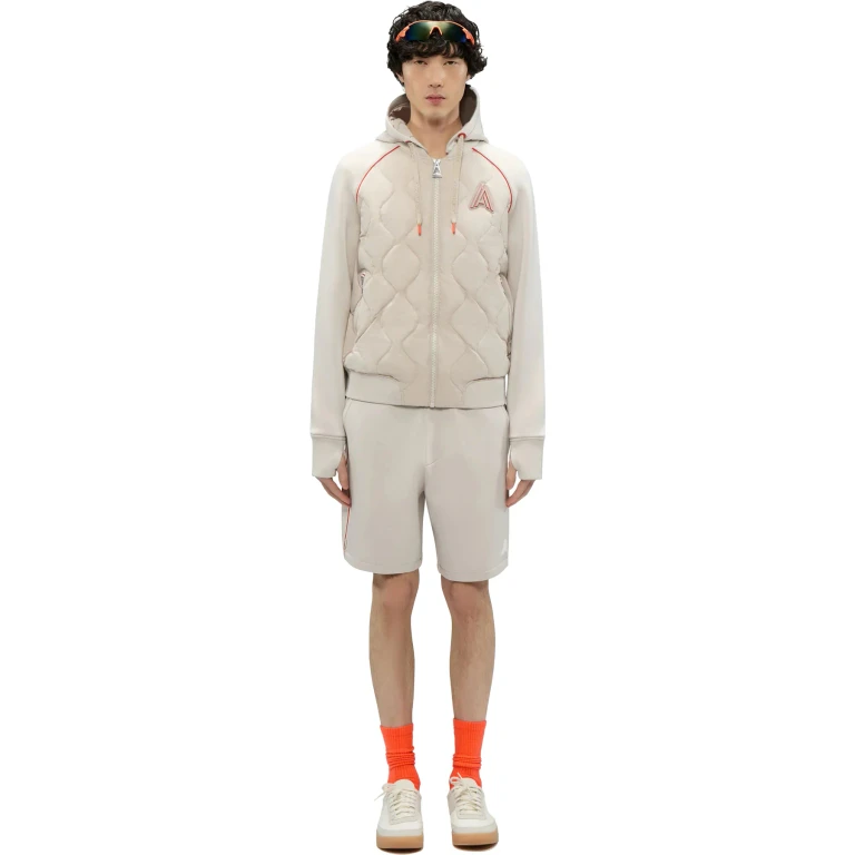 Bornant Hybrid Insulated Bomber Jacket with Removable Hood - Men's