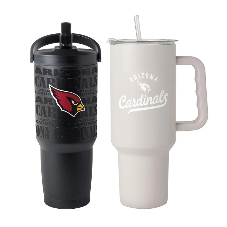Arizona Cardinals Stainless Steel Tumbler Set