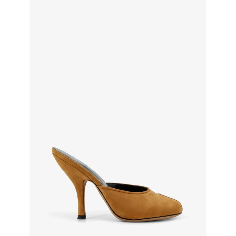 Mule Sandals Date Suede Brown