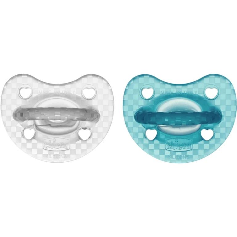 Physio Form Luxe pacifier 16-36 m grey/mint 2 pieces