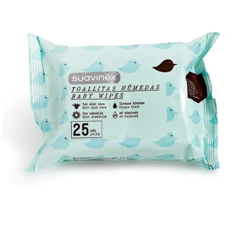 Moist wipes Suavinex 25 pieces