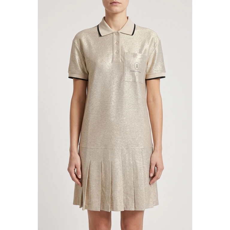 Wolight Gold Linen Blend Dress