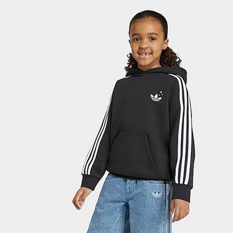 Girls' Little Kids Originals x Care Bears Boxy Oversized Hoodie in Black Size: XXS