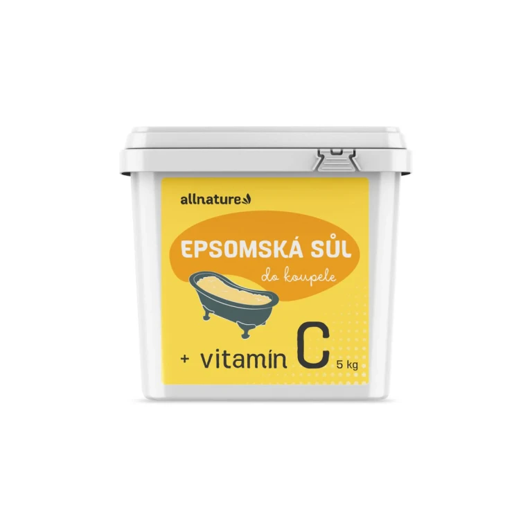 Epsom salt allnature +. C bath salt with vitamin C 5000 g