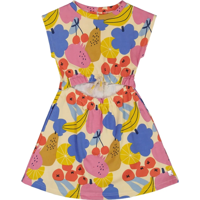Printed French Terry Dress - Big Girl