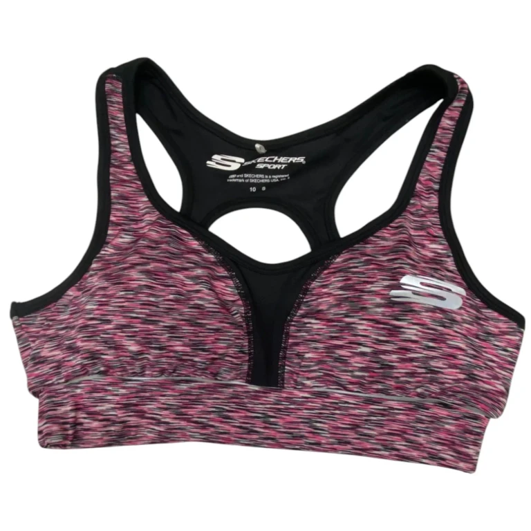, Erinlined Women's Synthetic Sports Bra Magenta Women's Size 10