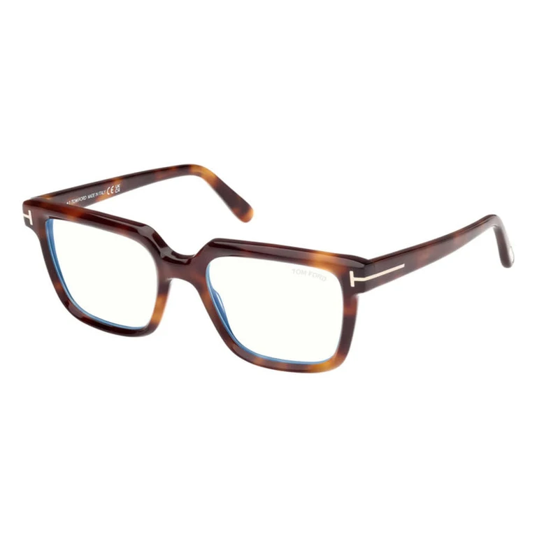 Mens Black Square Eyeglass Frames FT5889-B 053