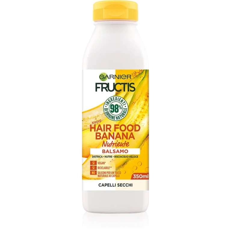 Fructis Banana Food Nourishing Conditioner For Dry Hair 350 Ml