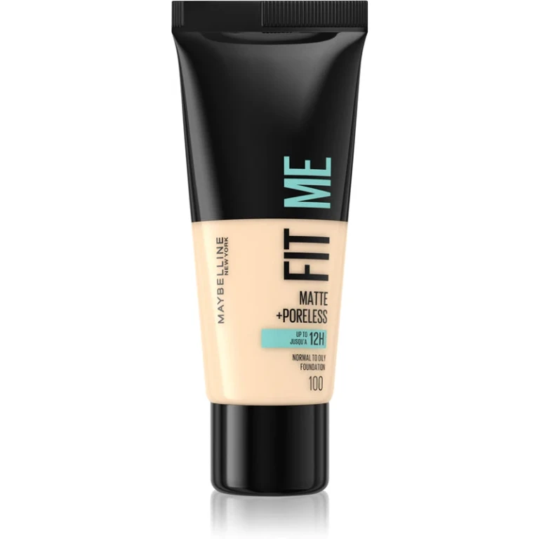 Unifying make-up with Fit Me! (Matte & Poreless Make-Up) 30 ml - Shade: 100 Warm Ivory