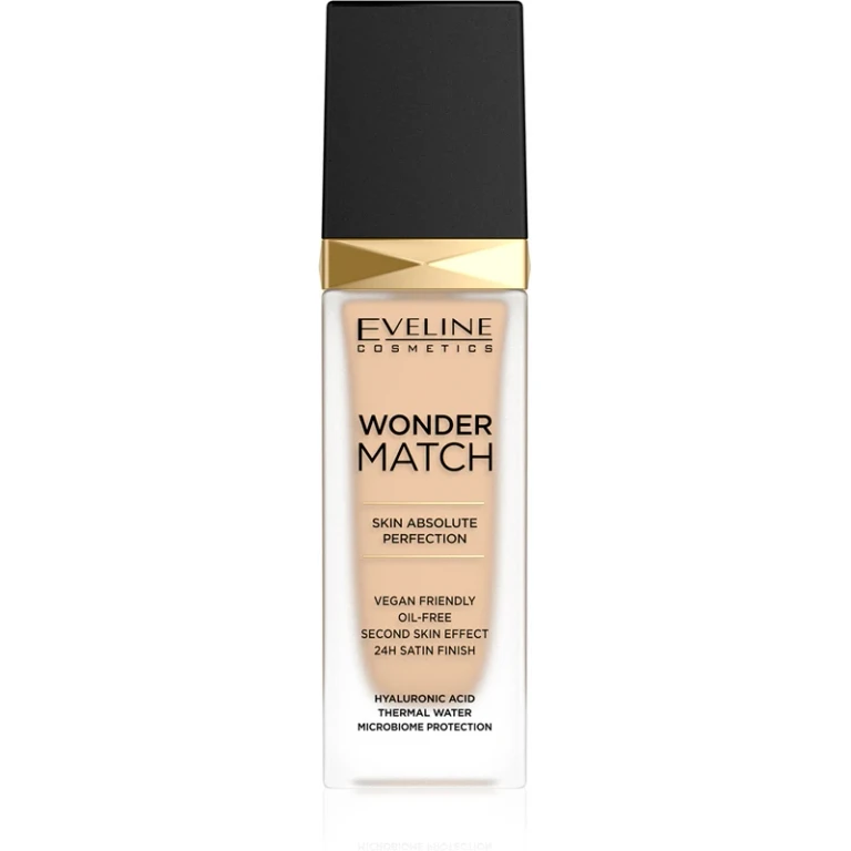 Wonder Match Long Lasting Liquid Foundation With Hyaluronic Acid Color 11 Almond 30 Ml