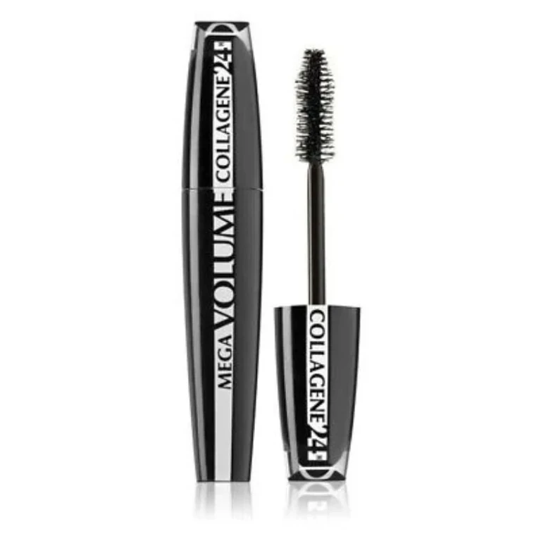 Mascara for ultra MEGA volume Collagen 24H volume 9 ml - Shade: Extra Black