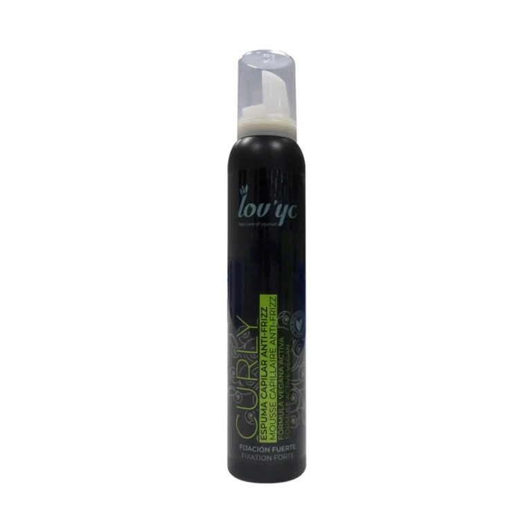 Elie Saab Lovyc Anti-Frizz Mousse for Curly Hair Vegan Formula Strong Hold 200ml