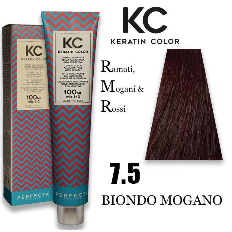 Kc Keratin Coloring Cream 100 ml 7.5