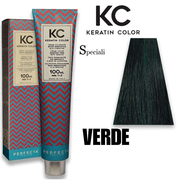 Kc keratin cream color 100ml green