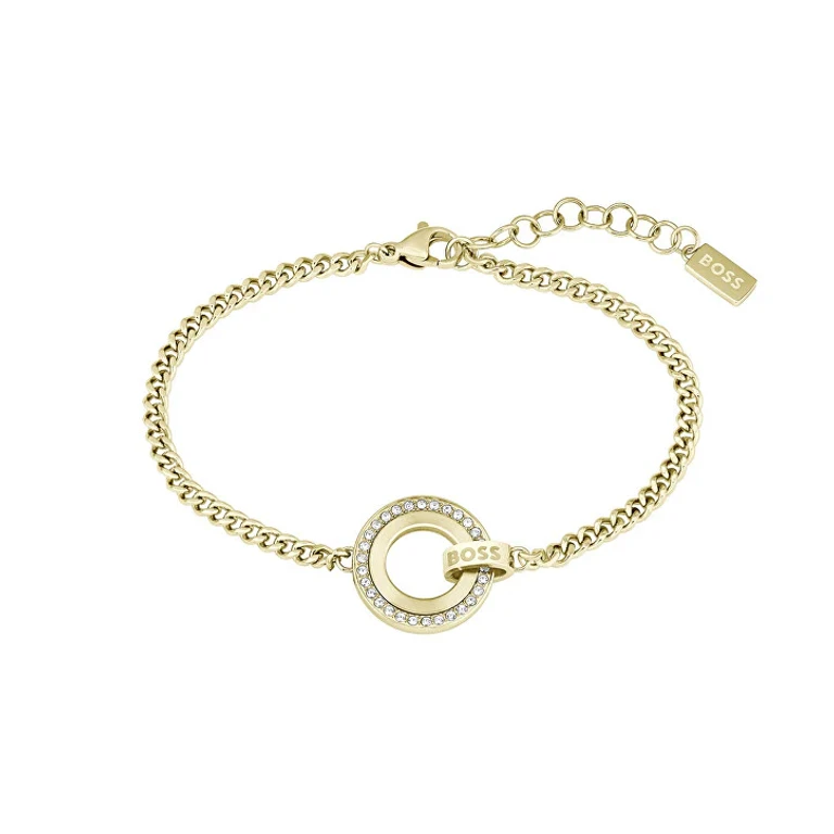 Charming Gold-Plated Steel Bracelet 1580504