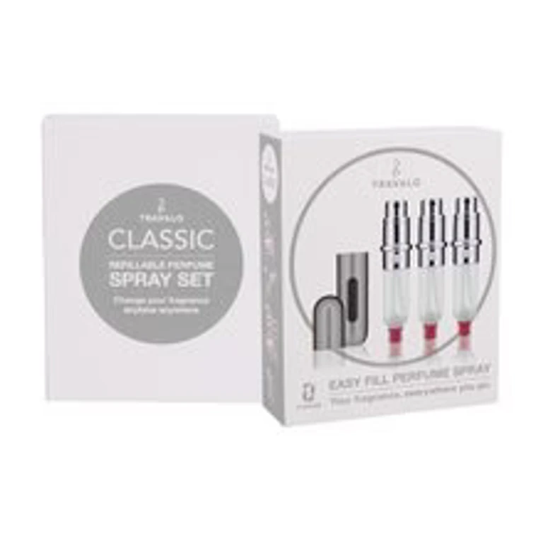 SET Travalo Classic HD Refilled Bottle 3x5 ml + Silver Case