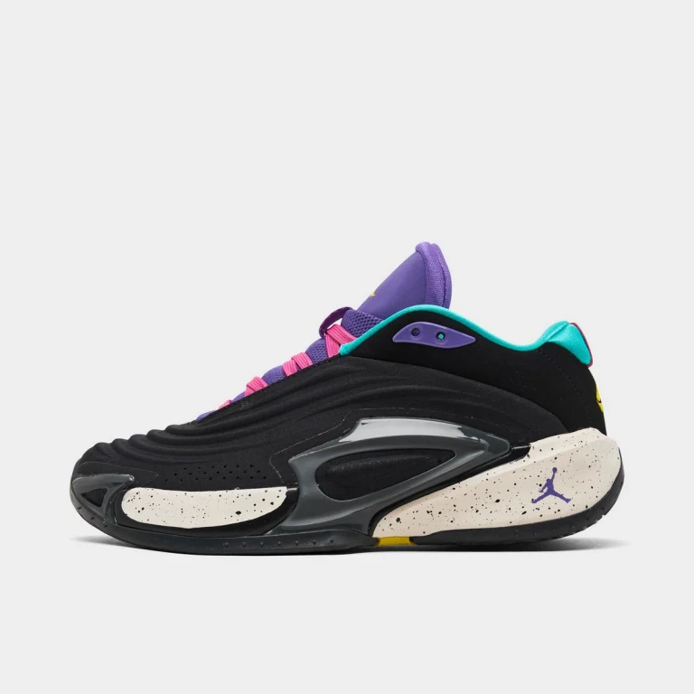 [fq8185-002] Grade School Air Jordan Luka 3 'black Hyper Jade Pink'