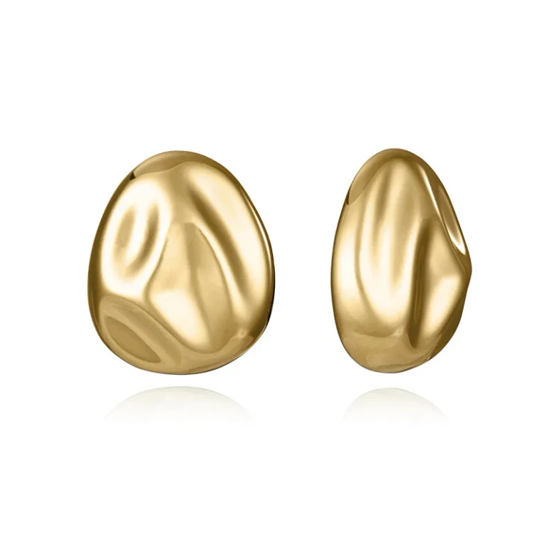Distinctive Earrings Gold Plated Air 15160E01012