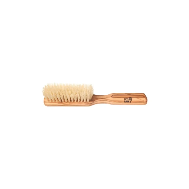 5 Row Olive Wood Brush For Short and Medium Length Hair
